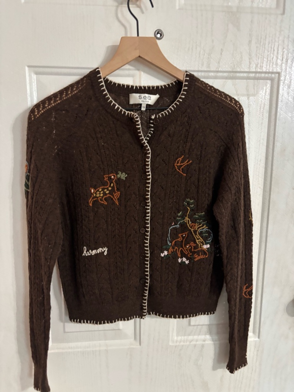 Sea Martha embroidery cardigan sea new York - Picture 6 of 9